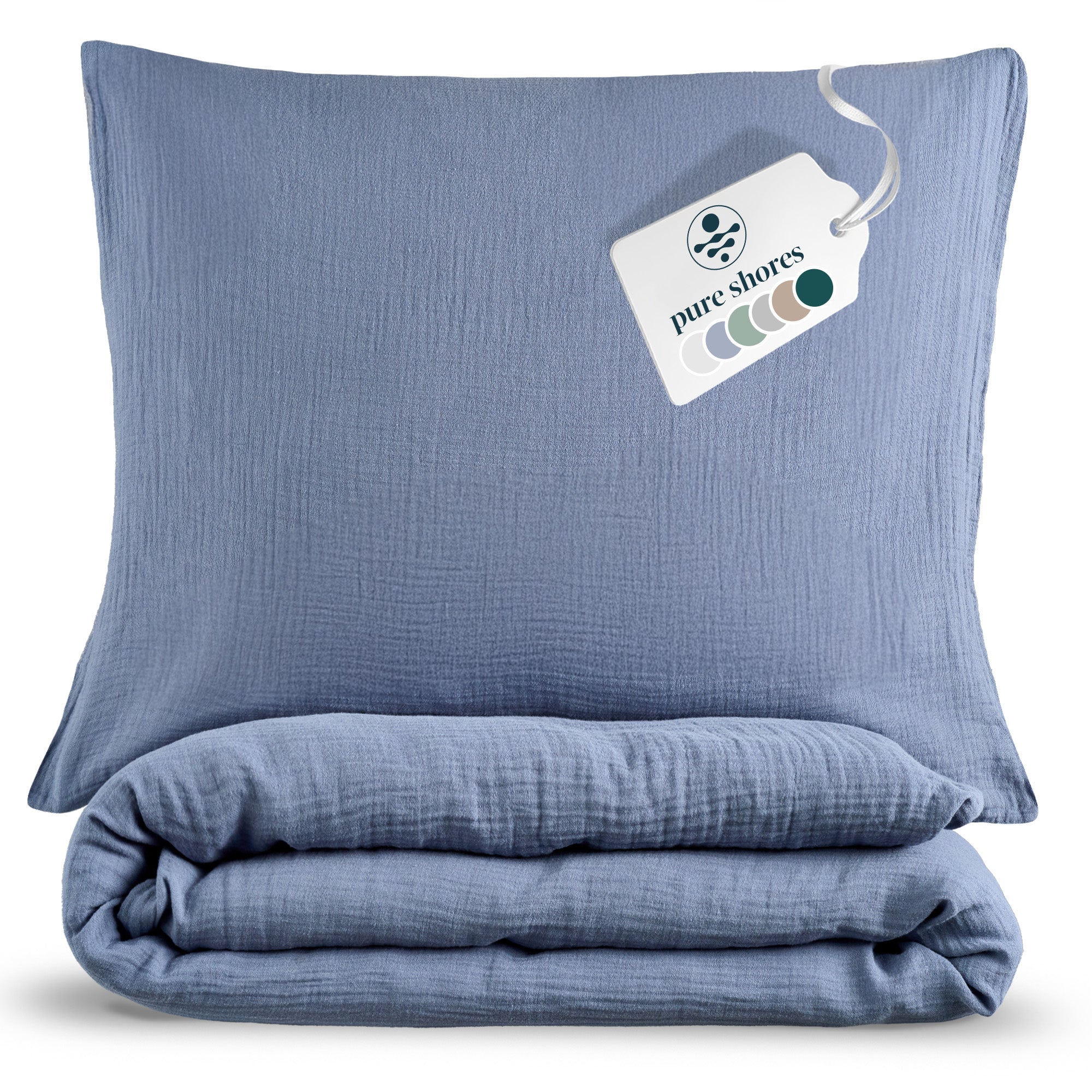 Musselin Bettwäsche [PREMIUM] 100% Baumwolle – atmungsaktiv & weich (OEKO-TEX®)