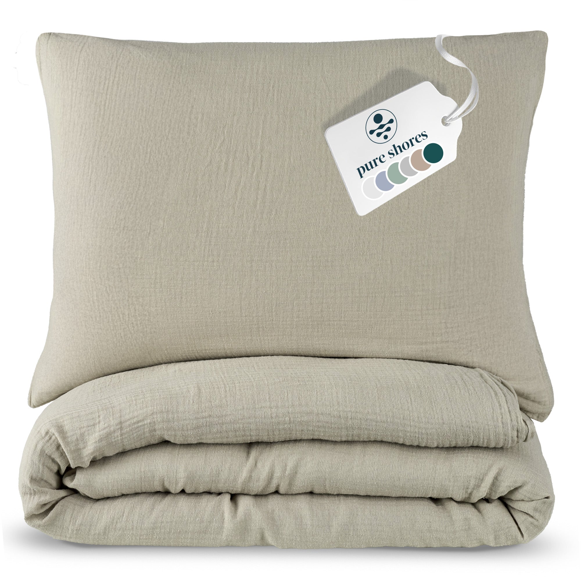 Musselin Bettwäsche [PREMIUM] 100% Baumwolle – atmungsaktiv & weich (OEKO-TEX®)