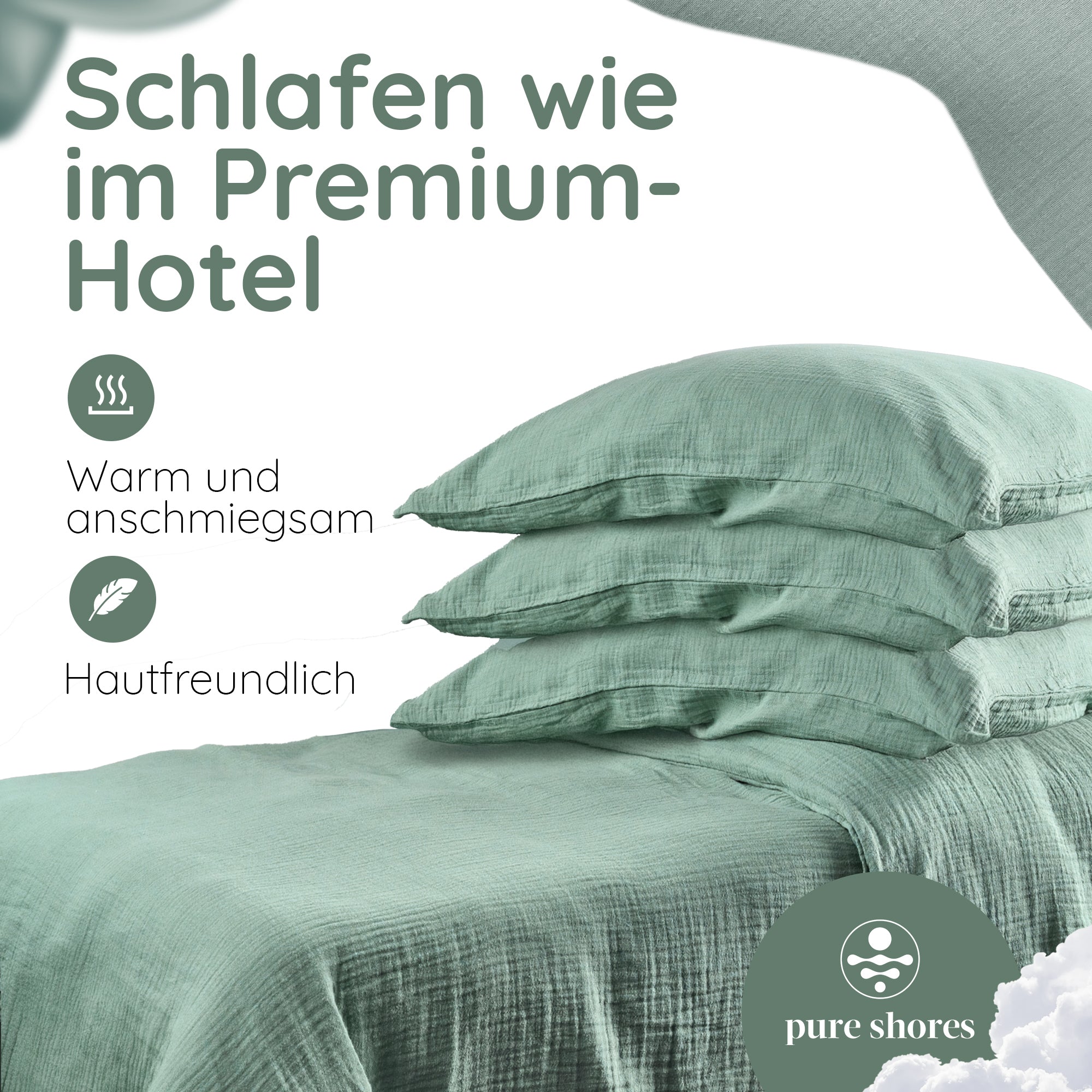 Musselin-Bettwäsche (Bio - GOTS zertifiziert)