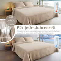 Musselin-Bettwäsche (Bio - GOTS zertifiziert)