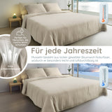 Musselin Bettwäsche [PREMIUM] 100% Baumwolle – atmungsaktiv & weich (OEKO-TEX®)