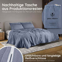 Musselin Bettwäsche [PREMIUM] 100% Baumwolle – atmungsaktiv & weich (OEKO-TEX®)