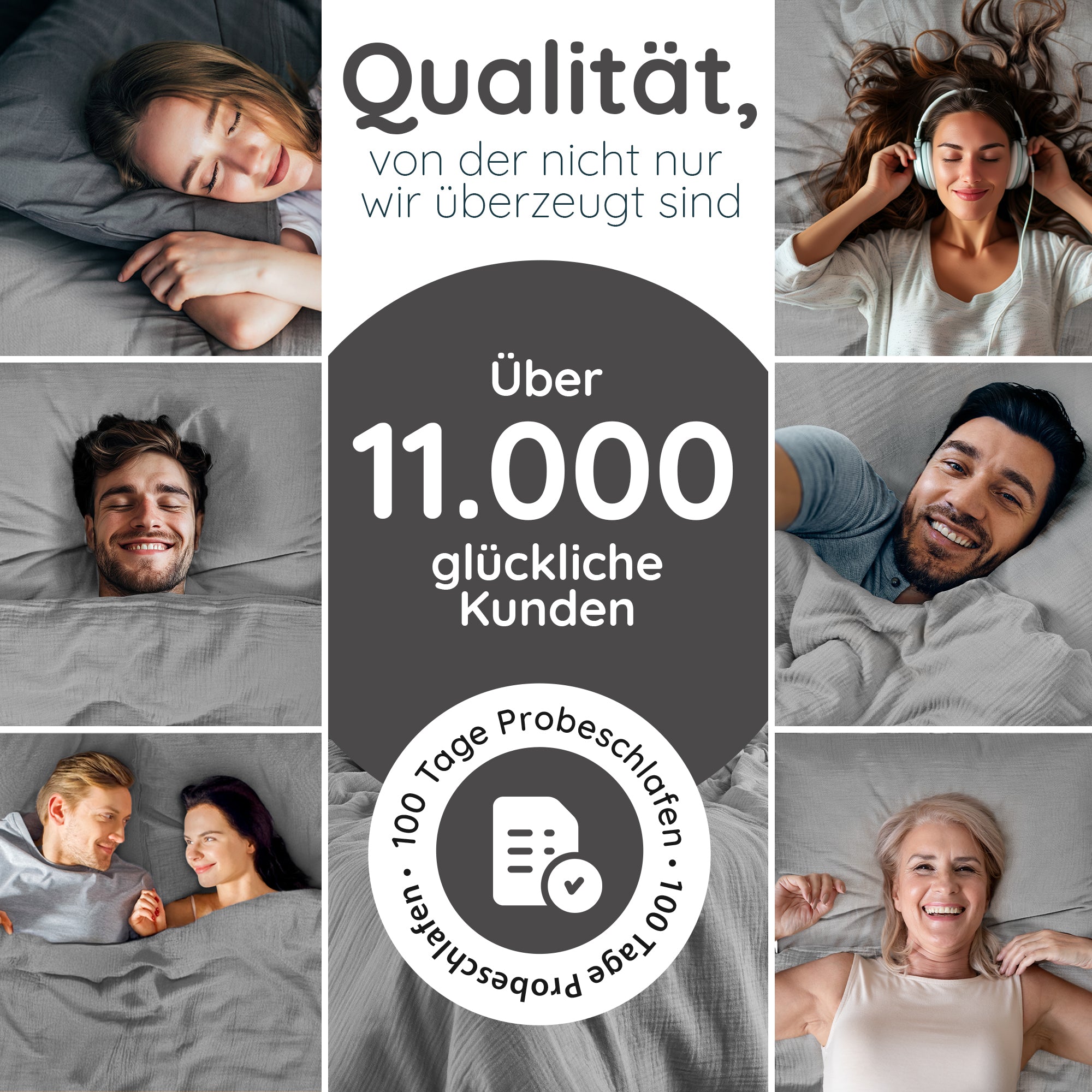 Musselin Bettwäsche [PREMIUM] 100% Baumwolle – atmungsaktiv & weich (OEKO-TEX®)