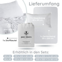 Musselin Bettwäsche [PREMIUM] 100% Baumwolle – atmungsaktiv & weich (OEKO-TEX®)