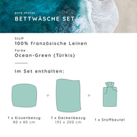 Französische Leinen Bettwäsche