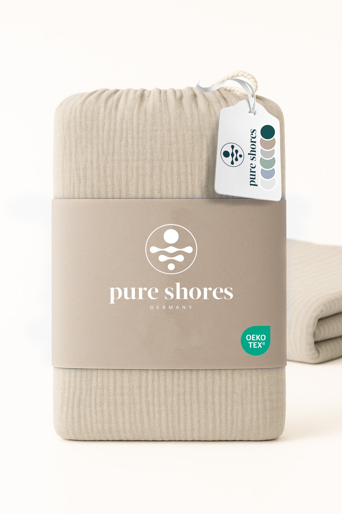 Musselin Bettwäsche Signature 100% Baumwolle – atmungsaktiv & weich (O – pure shores GmbH